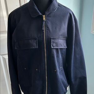 Five Four Dark Blue Bomber Jacket